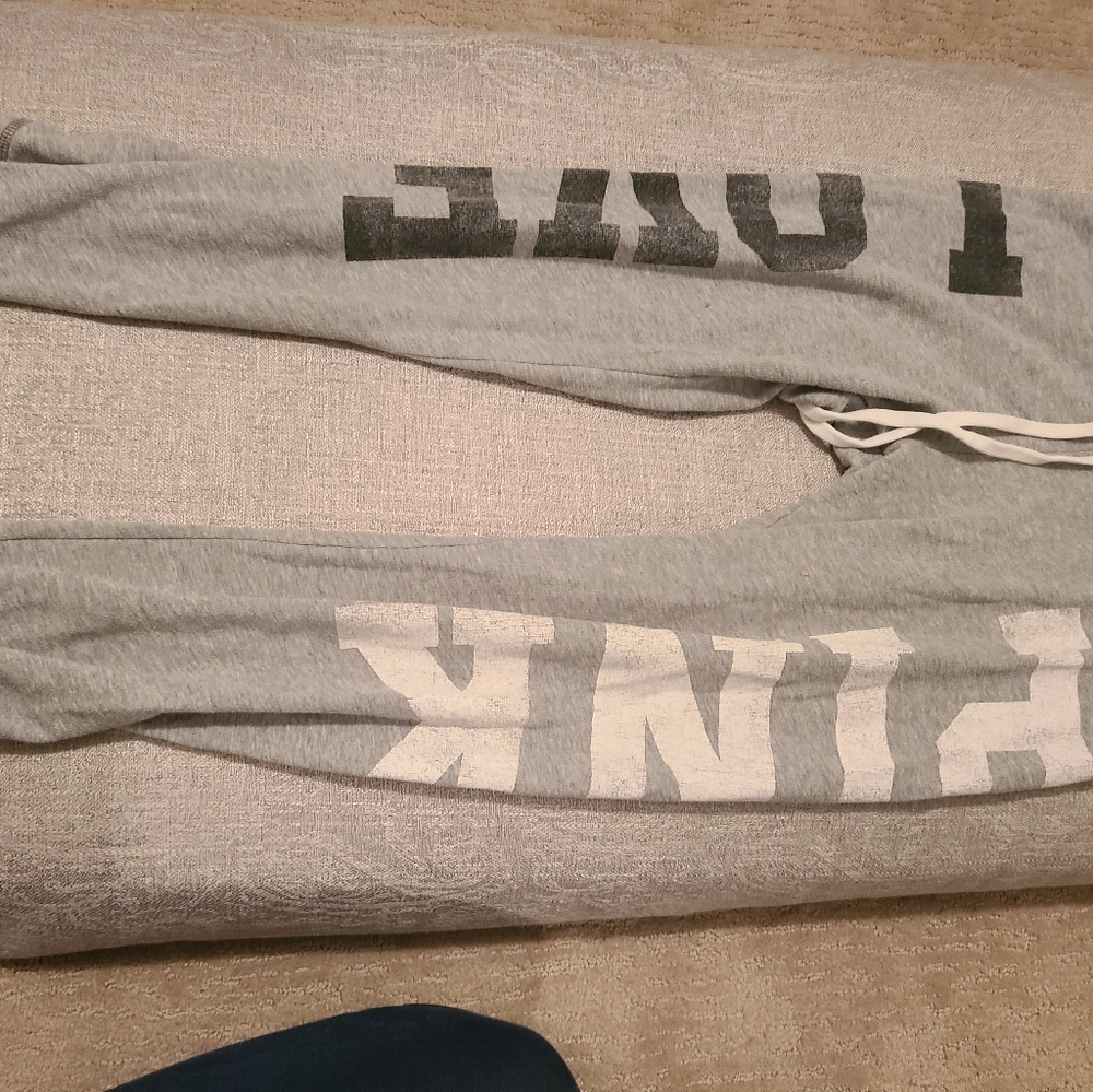 Small grey PINK sweatpants